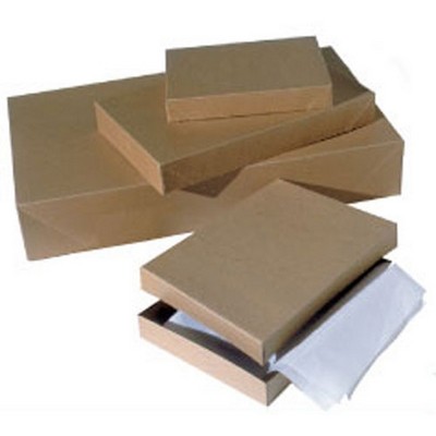 Natural Kraft Groove Apparel Box (11.5"x8.5"x1.625")