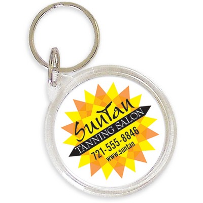 1-3/4" Round Acrylic Key Tag