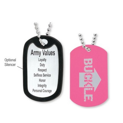 Screen Print Aluminum Dog Tag