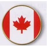 Canada Flag Stock Ball Markers