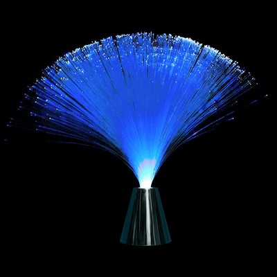 Blue Fiber Optic Lamp