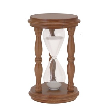 Traditional Sand Timer w/ Wooden Stand