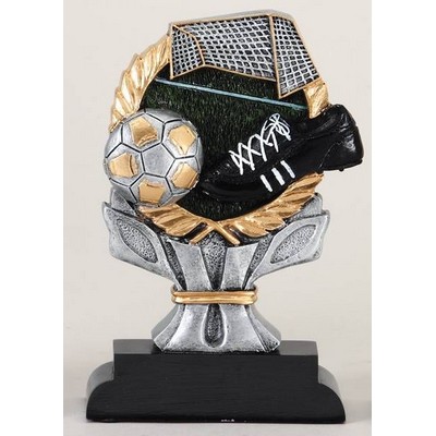 Ric Resin Impact Series Soccer Trophy - 6"