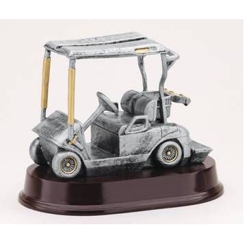 Golfing Golf Cart Award - 6 1/2"