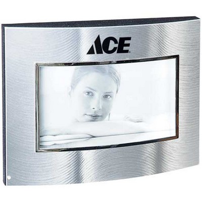 2-Tone Curved Metal Picture Frame for 4x6 pictures