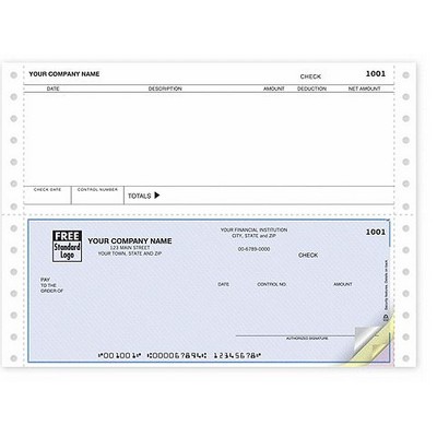 Continuous Accounts Payable Check (2 Part)