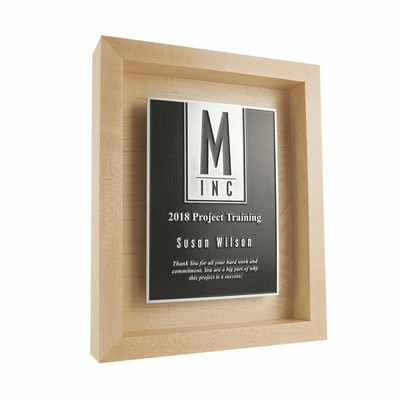 Shadow Box Etched Honor Plaque (8"x10")