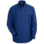 Red Kap Men's Long Sleeve 65/35 Poplin Work Shirt