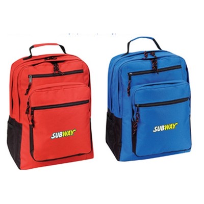 Deluxe Backpack (12 1/2"x16 1/2"X8 1/2 ")