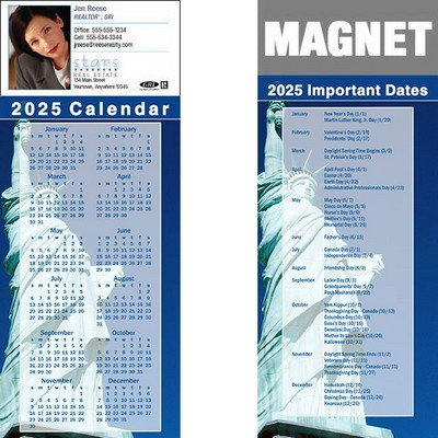 Full Color Calendar Magnet (3 1/2"x8 1/2")