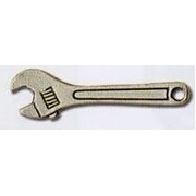 Stock Tools and Equipment Lapel Pins (Antique Silver Wrench)