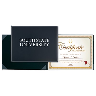 Executive Vinyl Certificate/ Diploma Folder 8 Corners