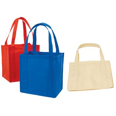 Eco Friendly Non-Woven Polypropylene Tote Bag w/Plastic Bottom