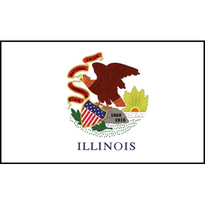 Illinois State Flag (5'x8')