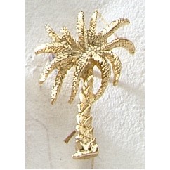 Series 3000S Palm Tree MasterCast Design Cast Lapel Pin