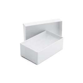 White Krome Jewelry Box (2 1/2" x 1 1/2" x 7/8")