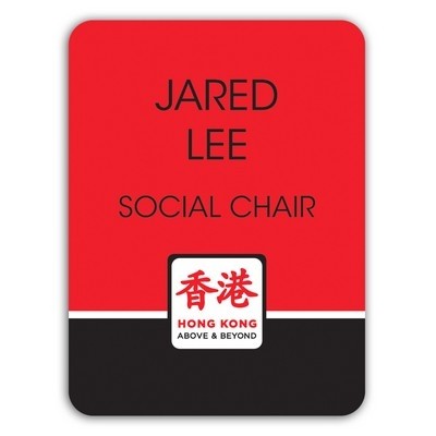 Laminated Personalized Name Badge (3"x4") Rectangle