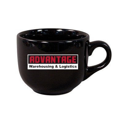 16 Oz. Black Latte Mug