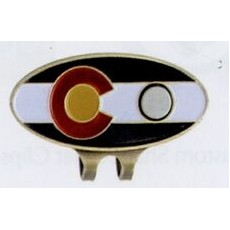 Colorado Flag Stock Hat Clip