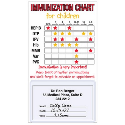 Rectangle Magnetic Appointment Holder (7"x4")