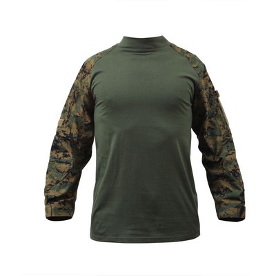 Woodland Digital Camouflage Combat Shirt (3XL)