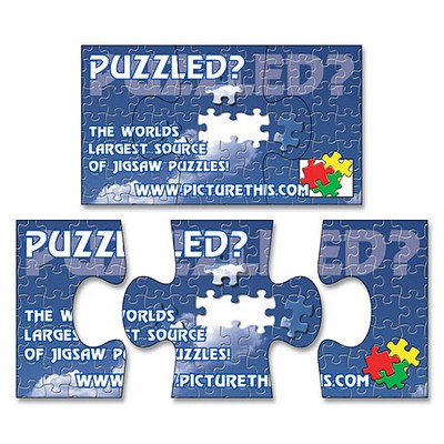 Magnet - 3-Piece Puzzle Shape (3.5x2) - 20 Mil.