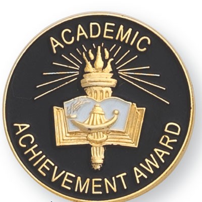 1" Academic Achievement Award Pin