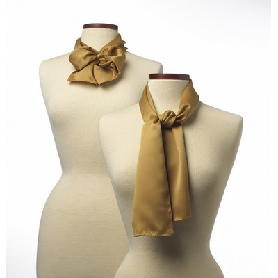 Vegas Gold Silk Scarf - 10"x54"