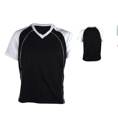 Youth Cool Mesh Soccer Jersey Shirt w/ Contrasting Raglan Sleeve