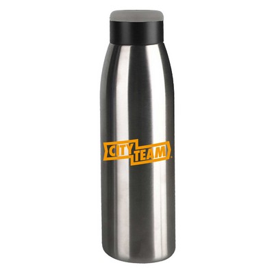 18 Oz. Carrying Handle Stainless Steel Vacuum Water Bottle