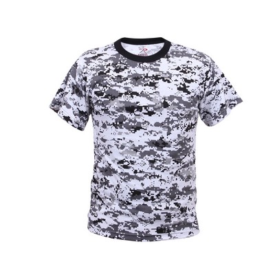 City Digital Camouflage Military T-Shirt (2XL)