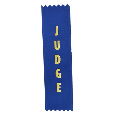 Stock Pinked End Ribbon (1 5/8"x6") - Judge