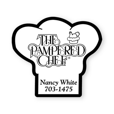 Chef Hat Stock Shape Vinyl Magnet - 30mil