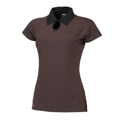 Women's FILA Orleans Striped Polo Shirt