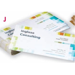 Full-Color Stationery Business Card (Uncoated)