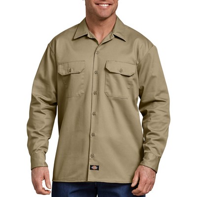 Dickies Men's Heavyweight Cotton Long Sleeve Shirt