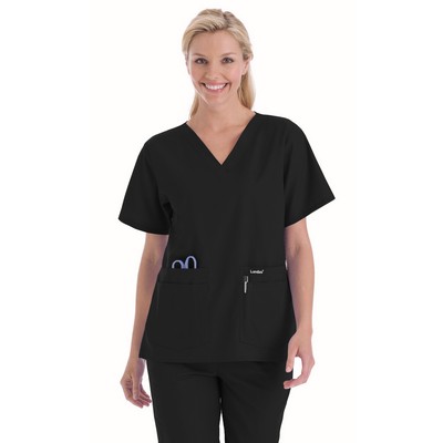 Landau® Essentials Women's V-Neck Tunic Scrub Top