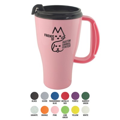 16 Oz. Omega Insulated Mug w/Spill-Resistant Lid