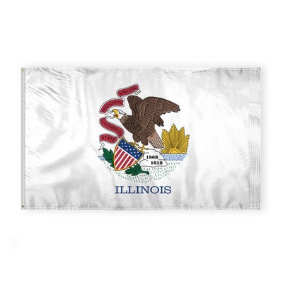 Illinois Flags 6x10 foot