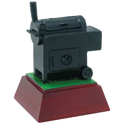 BBQ Cooker Resin Award - 4" Tall