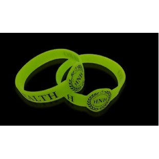 Custom Figured Glow In Dark Silicone Wristband