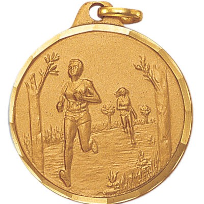 E Series Die Struck Cross Country Female Medal