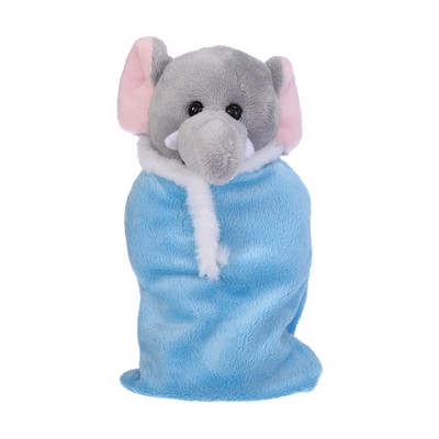 Soft Plush Elephant in Baby Sleep Bag Stuffed Animal