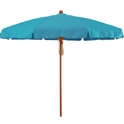 US Made 11' Commercial Hardwood Frame 8 Panel Patio (Drape) Umbrella