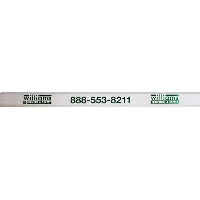 Carpenter pencil with soft, medium & hard leads available, imprinted 2 side 3 color