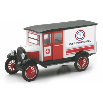 1/32 1924 Chevrolet® Series H Ambulance with Full Color Decals (Both Doors)