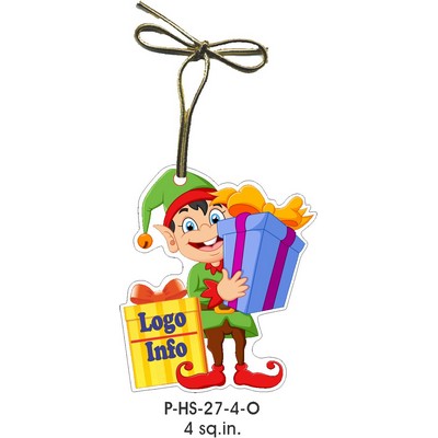 Elf Promotional Ornament (4 Square Inch)