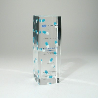 Rectangular Cube Lucite® Embedment Award (2 3/8" x 2 3/8" x 7")