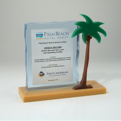 Rectangle Lucite® Embedment Award (4" x 5" x 1")