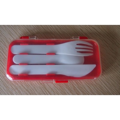 3-In-1 Plastic Knife Fork Spoon Set